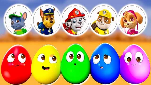 Toy video: Paw Patrol & surprises and blind eggs img