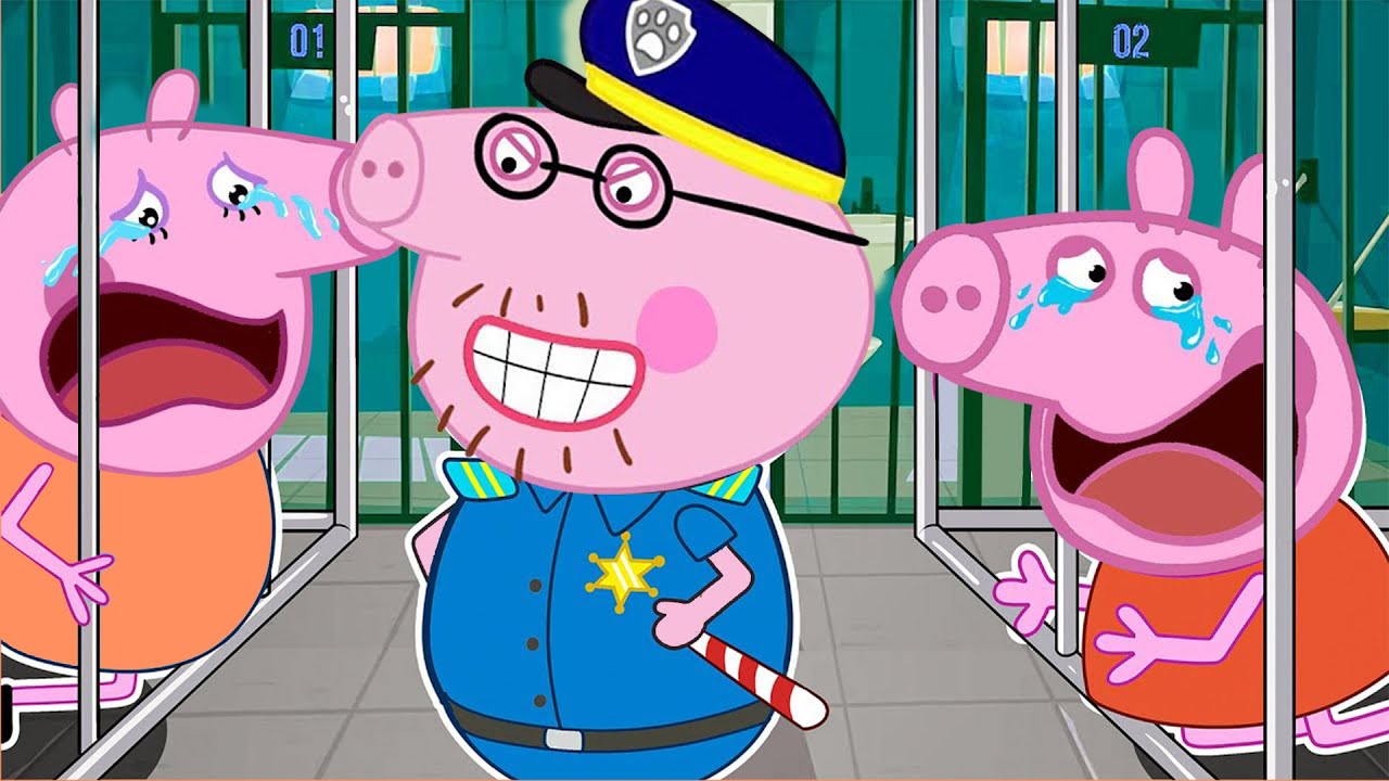 Daddy Pig in Jail ???? Peppa Pig Funny Animation img