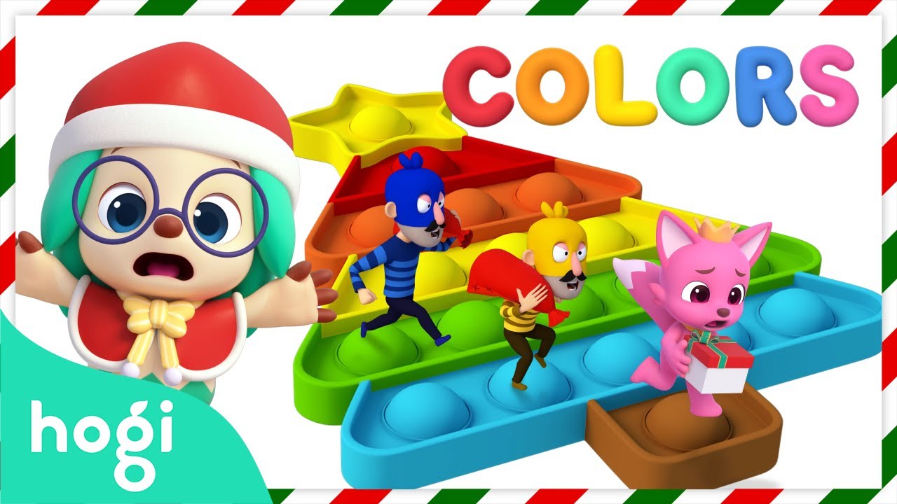 [NEW✨] Learn Colors with 🎄 Christmas Pop It ⛄️｜Christmas Colors｜Christmas Hogi｜Hogi Pinkfong img